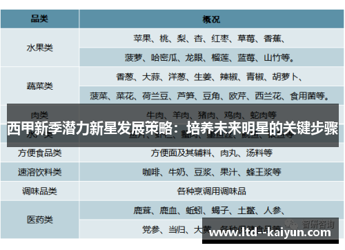 西甲新季潜力新星发展策略：培养未来明星的关键步骤